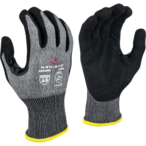 RWG589 Cut Protection Coated Gloves, Size 2X-Large, 18 Gauge, Foam Nitrile Coated, HPPE Shell, ASTM ANSI Level A9/EN 388 Level F NRZ Safety Inc.