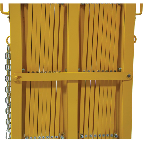 Barri&egrave;re extensible, 84" h x 20' lo, Jaune NRZ Safety Inc.
