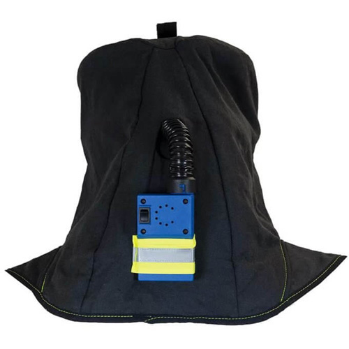 Cagoule de protection contre l'arc &eacute;lectrique TCG, Noir, 40 cal/cm², ANSI Z87.1/ASTM F1506/ASTM F1959/ASTM F2178/R&eacute;pond ou surpasse la norme CSA Z462/NFPA 70E, 4 Arc &eacute;lectrique EPI cat&eacute;gorie niveau NRZ Safety Inc.