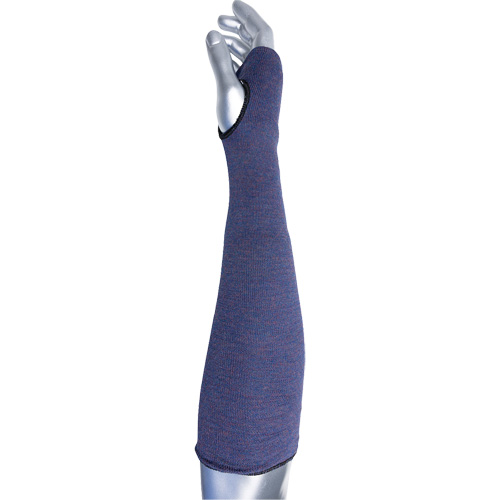 Kut Gard&reg; ECO Series 2-Ply ASP Sleeve with Thumb Hole, Aramid, 14", ASTM ANSI Level A3, Purple NRZ Safety Inc.