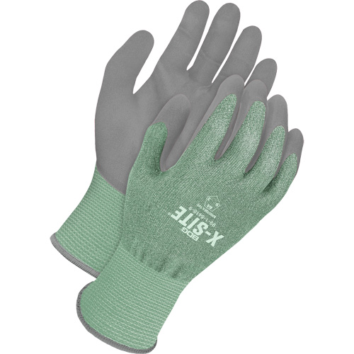 Gants enduits r&eacute;sistants &agrave; la coupe pour &eacute;cran tacticle X-Site, Taille 8, Calibre 18, Rev&ecirc;tement Polyur&eacute;thane, Enveloppe en PEHP, ASTM ANSI niveau A4 NRZ Safety Inc.
