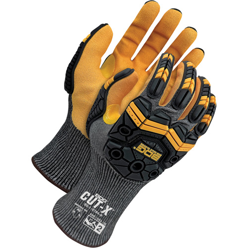 Cut-X&reg; Cut-Resistant Touchscreen Impact Gloves, 6, Foam Nitrile Palm, Elastic Cuff NRZ Safety Inc.