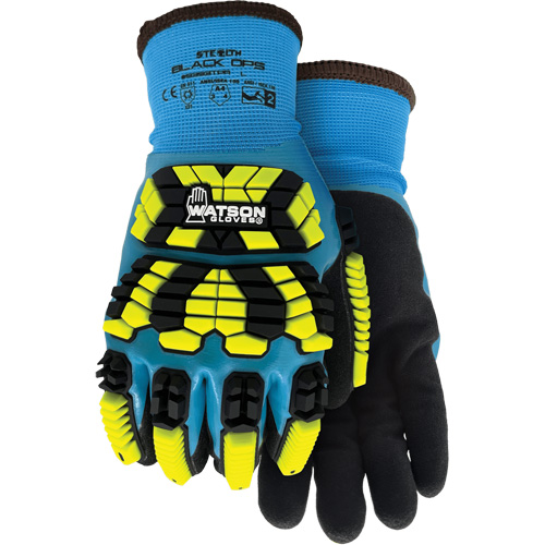 9393TPR Stealth Black Ops Winter Impact Gloves, Small, Foam Latex Palm, Knit Wrist Cuff NRZ Safety Inc.