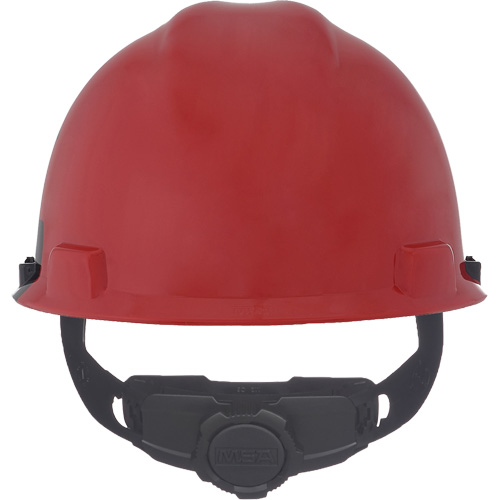 Specialty V-Gard&reg; Hard Hat, Ratchet Suspension, Black/Red NRZ Safety Inc.