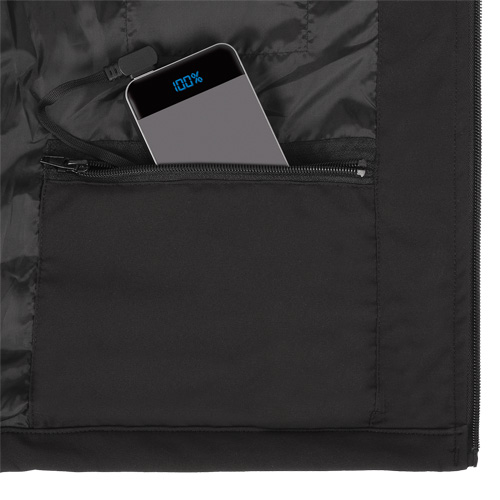 Veste chauffante Softshell, Hommes, Petit, Noir NRZ Safety Inc.