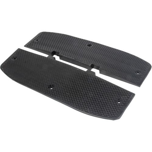 Speed Hump End Caps, Rubber, 2' L x 16" W x 1-1/4" H NRZ Safety Inc.