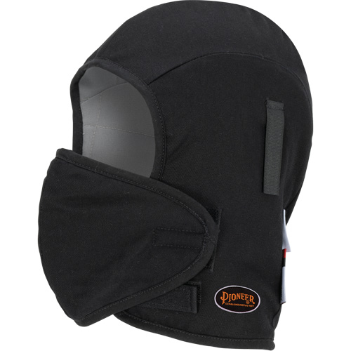 Doublure matelass&eacute;e ignifug&eacute;e Pioneer 766A pour casque de s&eacute;curit&eacute; avec embout buccal amovible, Noir/Gris, Coton/FR-Tech/Modacrylique/Nylon NRZ Safety Inc.