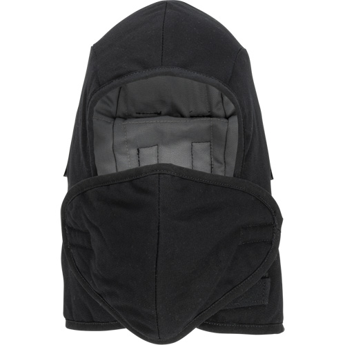 Doublure matelass&eacute;e ignifug&eacute;e Pioneer 766A pour casque de s&eacute;curit&eacute; avec embout buccal amovible, Noir/Gris, Coton/FR-Tech/Modacrylique/Nylon NRZ Safety Inc.