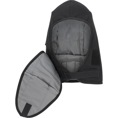 Doublure matelass&eacute;e ignifug&eacute;e Pioneer 766A pour casque de s&eacute;curit&eacute; avec embout buccal amovible, Noir/Gris, Coton/FR-Tech/Modacrylique/Nylon NRZ Safety Inc.
