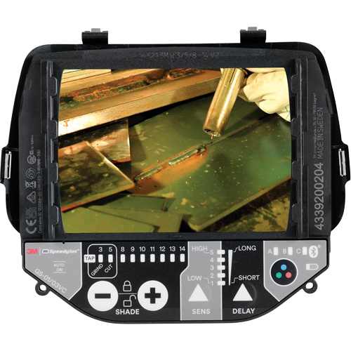 Filtre auto-assombrissant &agrave; teinte variable Speedglas G5, 2-4/5" la x 4-1/4" h Champ de vision, Pour utilisation avec Casques G5-01 et G5-03 NRZ Safety Inc.