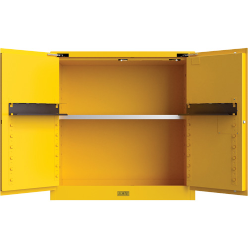 Utili-Guard+ Flammable Safety Cabinet, 30 gal., 1 Door, 43" W x 44" H x 22" D NRZ Safety Inc.