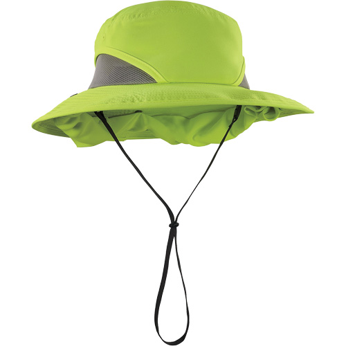Chapeau de garde forestier 8934 Chill-Its avec prot&egrave;ge-nuque, petit/moyen, Lime haute visibilit&eacute; NRZ Safety Inc.