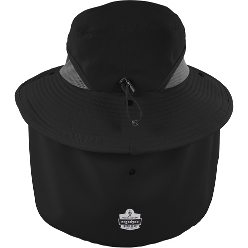 Chill-Its 8934 Ranger Hat with Neck Shade, Small/Medium, Black NRZ Safety Inc.