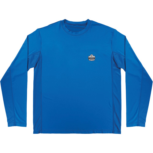 Chill-Its 6689 Cooling Long Sleeve Sun Shirt with UV Protection, Blue, Small NRZ Safety Inc.