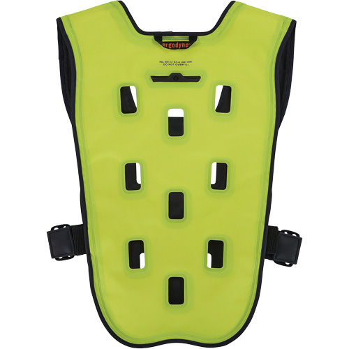 Veste de refroidissement &eacute;vaporatif Chill-Its 6685 avec fermeture &agrave; glissi&egrave;re, T-petit, Jaune lime haute visibilit&eacute; NRZ Safety Inc.