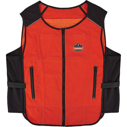 Veste de refroidissement &agrave; changement de phase l&eacute;g&egrave;re Chill-Its 6255 (veste seulement), Grand/T-Grand, Orange NRZ Safety Inc.