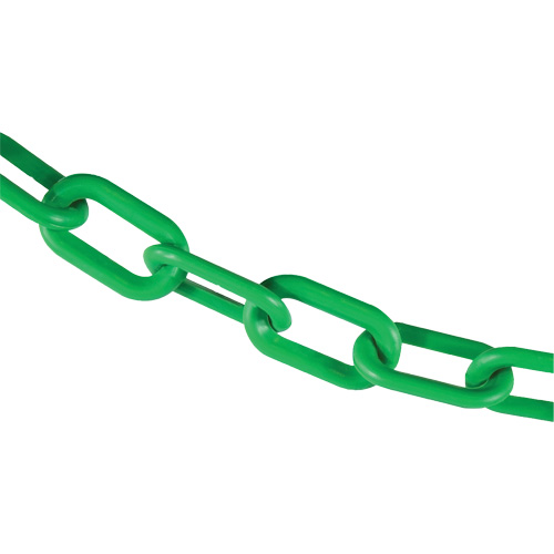 Plastic Barrier Chain, Green NRZ Safety Inc.