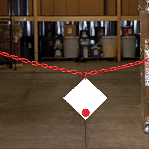 Plastic Barrier Chain, Green NRZ Safety Inc.