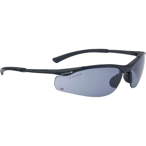Contour BSSI Safety Glasses, Brown/Smoke Lens, Anti-Fog/Anti-Scratch, ANSI Z87+ NRZ Safety Inc.