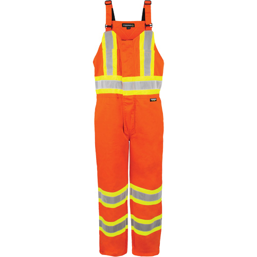 High-Visibility Unlined Overalls, X-Large, High Visibility Orange NRZ Safety Inc.