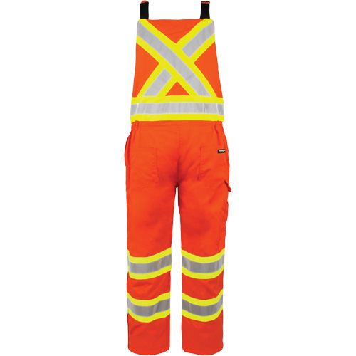High-Visibility Unlined Overalls, X-Large, High Visibility Orange NRZ Safety Inc.