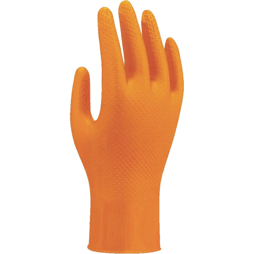 Gants jetables haute visibilit&eacute; 709HVO, 9/Grand, Nitrile, 8 mils, Sans poudre, Orange NRZ Safety Inc.