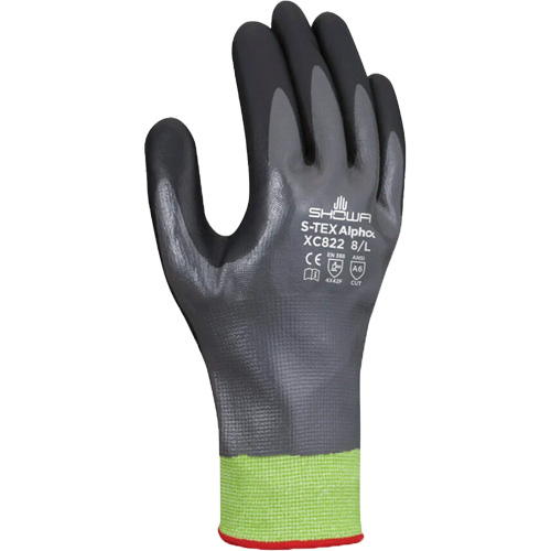 Gants r&eacute;sistants &agrave; la coupe S-TEX Alpha XC822, Taille 2T-Grand/10, Calibre 18, Rev&ecirc;tement Nitrile, Enveloppe en Tungst&egrave;ne, ASTM ANSI niveau A6 NRZ Safety Inc.