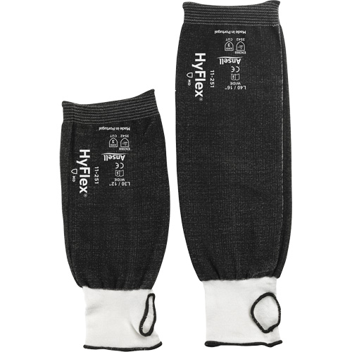 Manchon de protection large HyFlex 11-251, Intercept, 18", ASTM ANSI niveau A3, Noir NRZ Safety Inc.