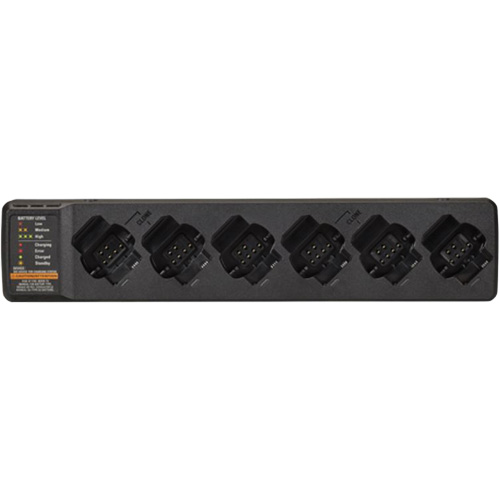 Chargeur multi-unit&eacute;s &agrave; 6 emplacements pour radio bidirectionnelle Curve NRZ Safety Inc.