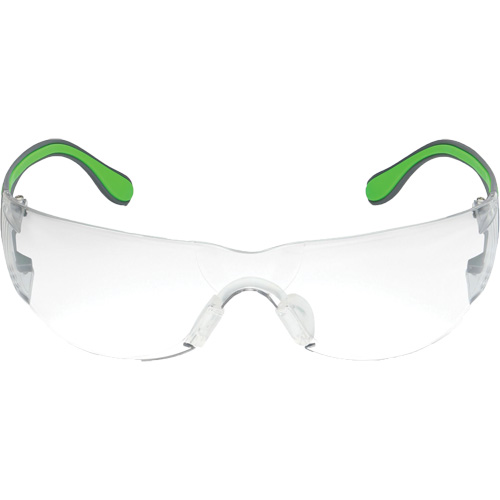 Adapt Lite Grey/Green Safety Glasses, Clear Lens, Anti-Fog/Anti-Scratch, ANSI Z87+/Meets/Exceeds CSA Z94.3 NRZ Safety Inc.