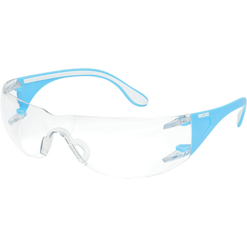 Adapt Lite Blue/White Safety Glasses, Clear Lens, Anti-Fog/Anti-Scratch, ANSI Z87+/Meets/Exceeds CSA Z94.3 NRZ Safety Inc.