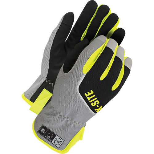 Gants de performance X-Site doubl&eacute;s, r&eacute;sistants &agrave; la coupe et compatibles avec les &eacute;crans tactiles, Taille T-Grand, Enveloppe en Thinsulate/Microfibre/Spandex, ASTM ANSI niveau A5 NRZ Safety Inc.