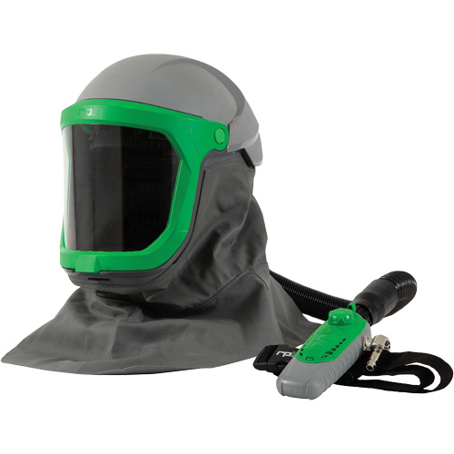 Respirateur Z-Link avec lentille de s&eacute;curitaire, cape &agrave; l'&eacute;paule FR, tube de respiration & C40, Respirateur &agrave; masque/Masque de soudage NRZ Safety Inc.