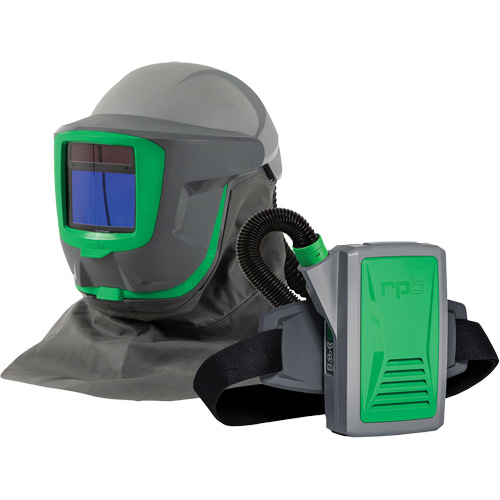 Z-Link+ syst&egrave;me APR motoris&eacute; avec cape &agrave; l'&eacute;paule & visi&egrave;re, Respirateur &agrave; masque/Masque de soudage NRZ Safety Inc.