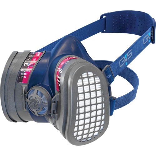 Respirateur Elipse &agrave; profil bas OV/P100 NIOSH avec filtres de rechange, &eacute;lastom&egrave;re/Thermoplastique, Moyen/grand NRZ Safety Inc.