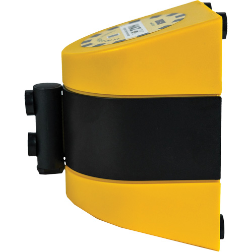 Syst&egrave;me de barri&egrave;re de s&eacute;curit&eacute; HAZLOK, Plastique, Fixation magn&eacute;tique, 30', Ruban Noir et jaune NRZ Safety Inc.