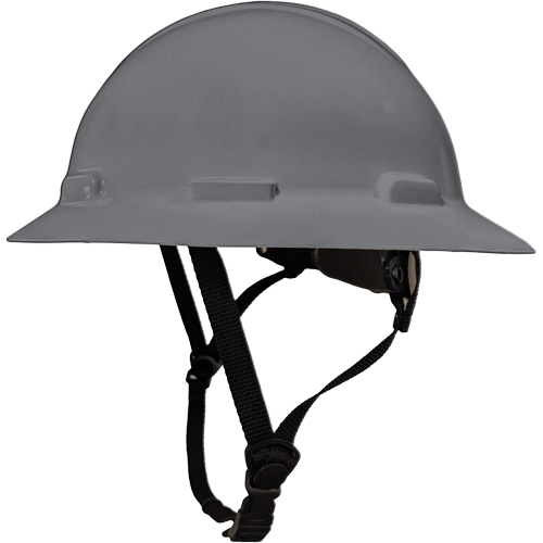LIDGUARD&reg; Full Brim Hardhat with Chinstrap, Meets CSA Type 2, Ratchet Suspension, Vented NRZ Safety Inc.