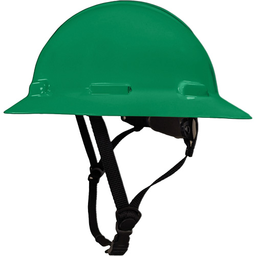 LIDGUARD&reg; Full Brim Hardhat with Chinstrap, Meets CSA Type 1, Ratchet Suspension, Vented NRZ Safety Inc.