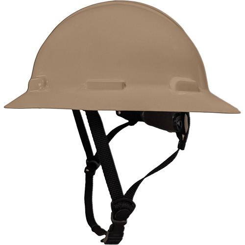 LIDGUARD&reg; Full Brim Hardhat with Chinstrap, Meets CSA Type 1, Ratchet Suspension, Vented NRZ Safety Inc.
