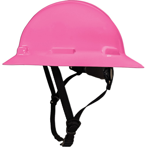 LIDGUARD&reg; Full Brim Hardhat with Chinstrap, Meets CSA Type 1, Ratchet Suspension, Vented NRZ Safety Inc.