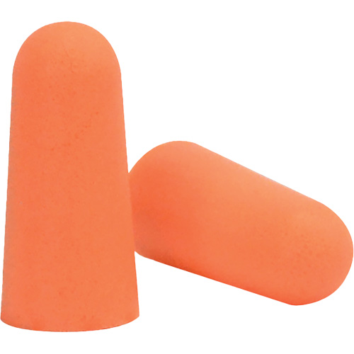 Bouchons d'oreilles coniques jetables en mousse de PU orange SEALTEC33, Vrac - Boîte NRZ Safety Inc.