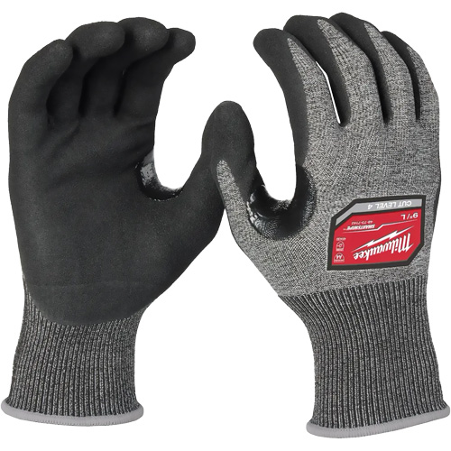 High-Dexterity Cut-Resistant Gloves, Size Large, 18 Gauge, Nitrile Coated, Polyethylene Shell, ANSI/ISEA 105 Level 4/EN 388 Level D NRZ Safety Inc.