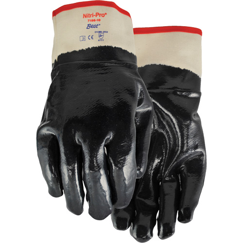 Gants enduits Nitri-Pro, 9/Grand, R&ecirc;vetement Nitrile, Enveloppe en Jersey/Coton NRZ Safety Inc.