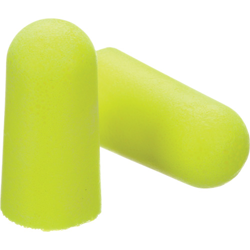 Bouchons d'oreilles n&eacute;on jaune E-A-Rsoft, Vrac - Sac en poly NRZ Safety Inc.