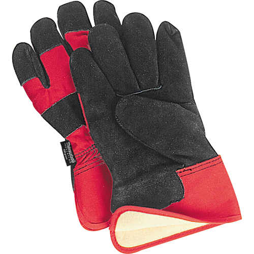 Gants d'ajusteur doubl&eacute;s pour l'hiver &agrave; chaleur sup&eacute;rieure, Grand, Paume en Cuir de vache refendu, Doublure en Thinsulate NRZ Safety Inc.