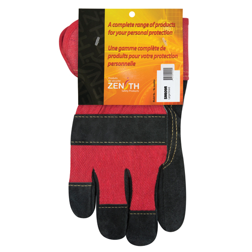 Gants d'ajusteur doubl&eacute;s pour l'hiver &agrave; chaleur sup&eacute;rieure, Grand, Paume en Cuir de vache refendu, Doublure en Thinsulate NRZ Safety Inc.