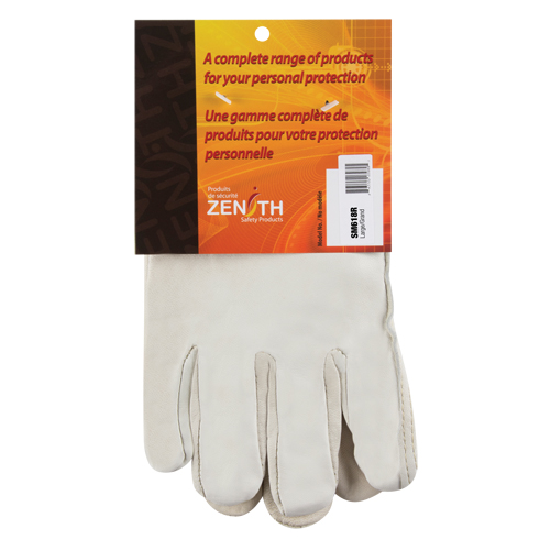 Gants de conducteur doubl&eacute;s pour l'hiver, Petit, Paume en Cuir fleur de vache, Molleton NRZ Safety Inc.