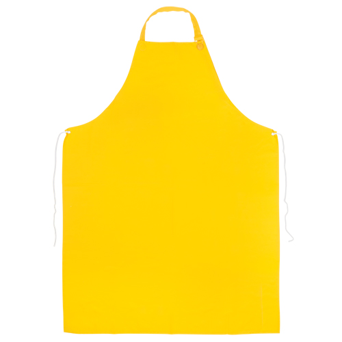 Tablier en PVC, PVC, Jaune, 35" la x 45" lo NRZ Safety Inc.