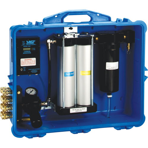 Panneaux r&eacute;gulateurs et filtre &agrave; air portatifs, Capacit&eacute; 100 pi³/min NRZ Safety Inc.