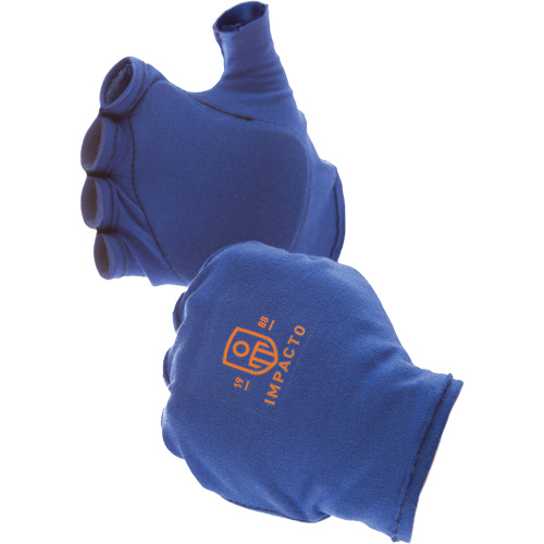 Doublures antichocs pour gants sans doigts, main gauche, 6/T-petit, Paume en Synth&eacute;tique, Poignet &agrave; enfiler NRZ Safety Inc.